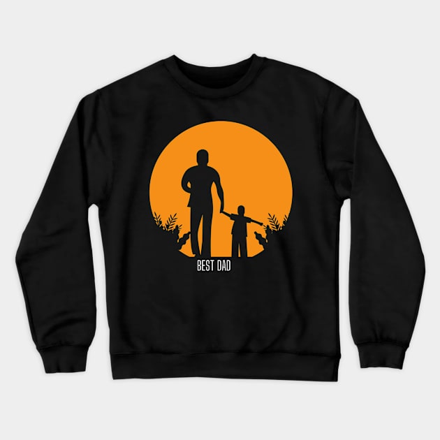 best dad in the galaxy Crewneck Sweatshirt by tempura